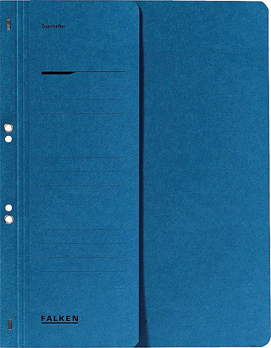 DOSAR DE CARTON CU CAPSE, A4 FALKEN, COPERTA 1/2, ALBASTRU 80003809001F [1]
