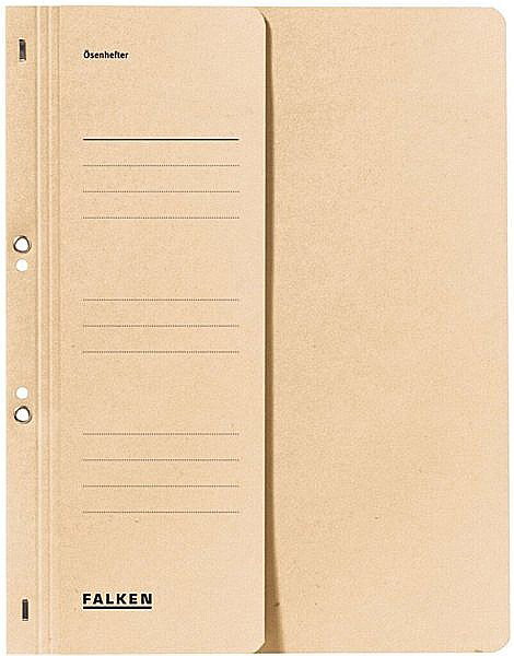DOSAR DE CARTON CU CAPSE, A4 FALKEN, COPERTA 1/2, NATUR 80003833001F [1]