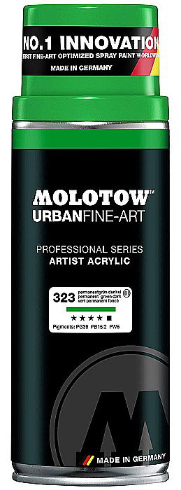 Spray acrilic UFA Artist Molotow 400ml permanent green dark MLW253 [1]
