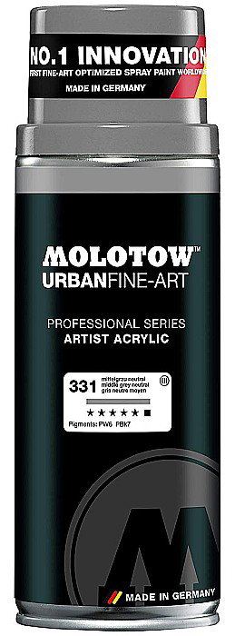 Spray acrilic UFA Artist Molotow 400ml middle grey neutral MLW267 [1]