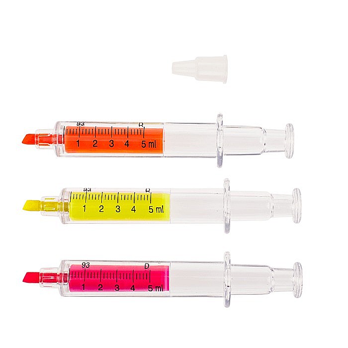 BLU TEXTMARKER SERINGA PLASTIC 14 CM DIVERSE CULORI 29/3332 [1]