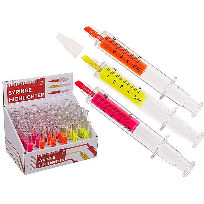 BLU TEXTMARKER SERINGA PLASTIC 14 CM DIVERSE CULORI 29/3332 [2]