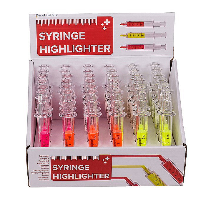 BLU TEXTMARKER SERINGA PLASTIC 14 CM DIVERSE CULORI 29/3332 [3]