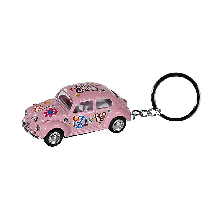 BLU BRELOC CHEI 6.5CM VW BEETLE 1967 - FLOWER POWER 56/0097 [2]