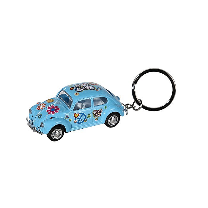 BLU BRELOC CHEI 6.5CM VW BEETLE 1967 - FLOWER POWER 56/0097 [4]