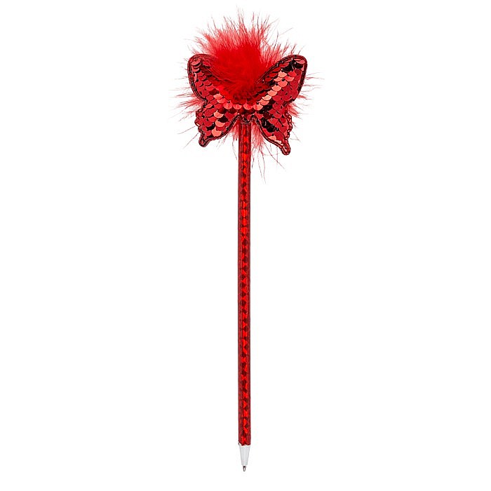PIX CU PUF SI PAIETE 21CM INIMA/FLUTURE 230035 [3]