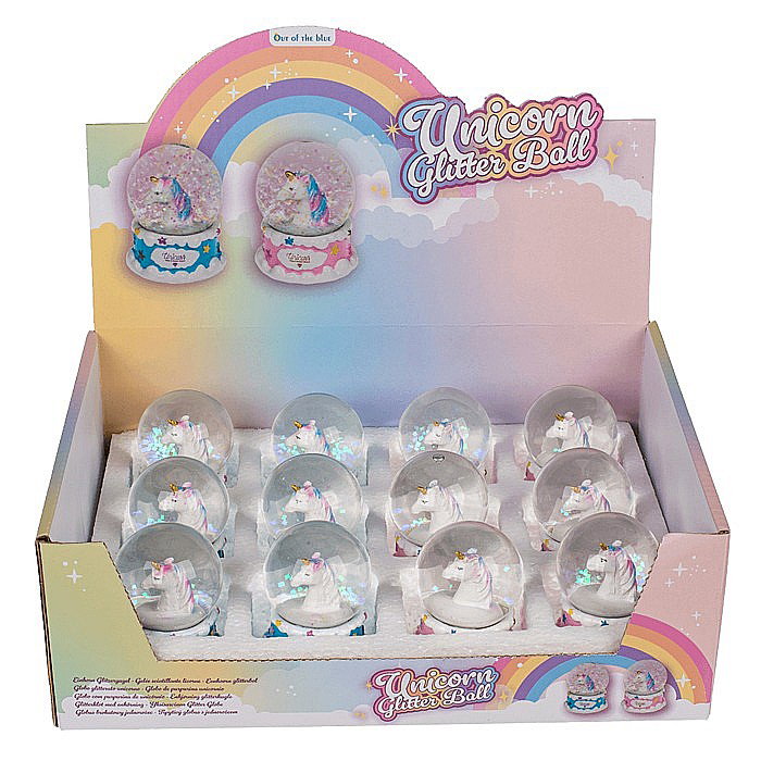 BLU GLOB DECORATIV GLITTER 6*4.5CM UNICORN 190361 [2]