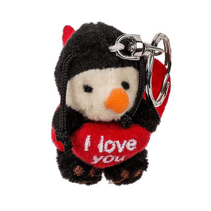 BLU BRELOC METALIC JUCARII PLUSH 6CM I LOVE YOU DIVERSE MODELE 63/0096 [6]