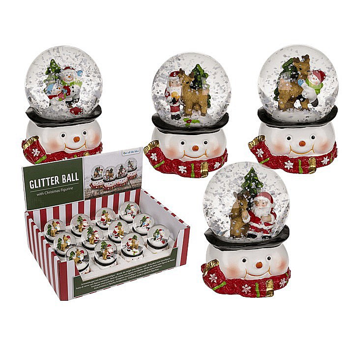 BLU GLOB DECORATIV DIN STICLA 5.2*6.5CM CRACIUN 950142 [1]