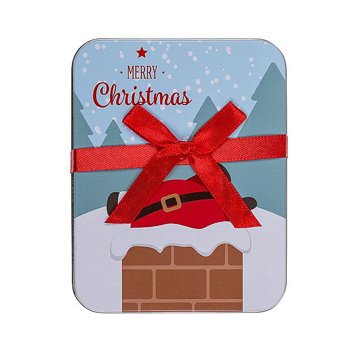 BLU CUTIUTA CADOU METAL 12*9CM MERRY CHRISTMAS 62/0847 [4]