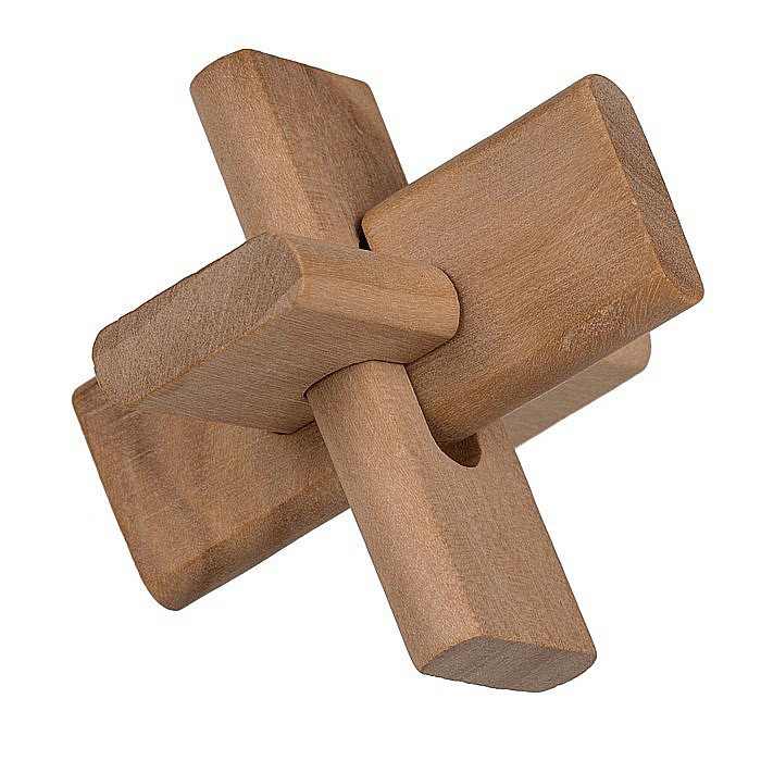 BLU PUZZLE DIN LEMN 4.5*4.5CM JOC DE INDEMANARE 76/6184 [8]
