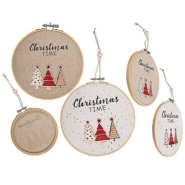 BLU DECORATIUNE SUSPENDATA DIN LEMN 2*21*2CM CHRISTMAS TIME 960434 [1]