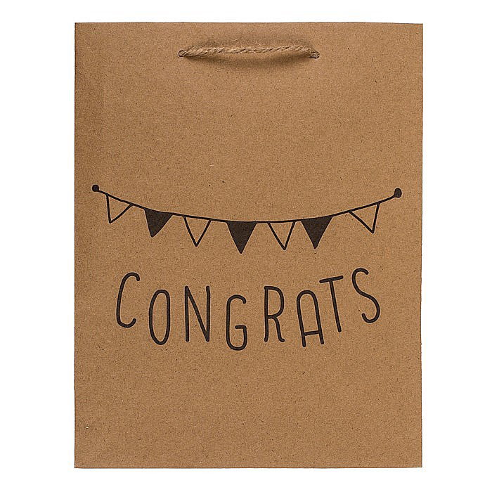 BLU SACOSA CADOU 18*8*23CM KRAFT LOVE ,FOR YOU, SURPRISE,CONGRATS 180764 [5]
