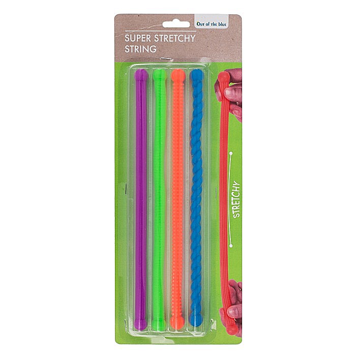 BLU CORDON ELASTIC ANTISTRESS 29*1.5*1.5CM 4/SET CULORI ASORTATE 12/0810 [2]