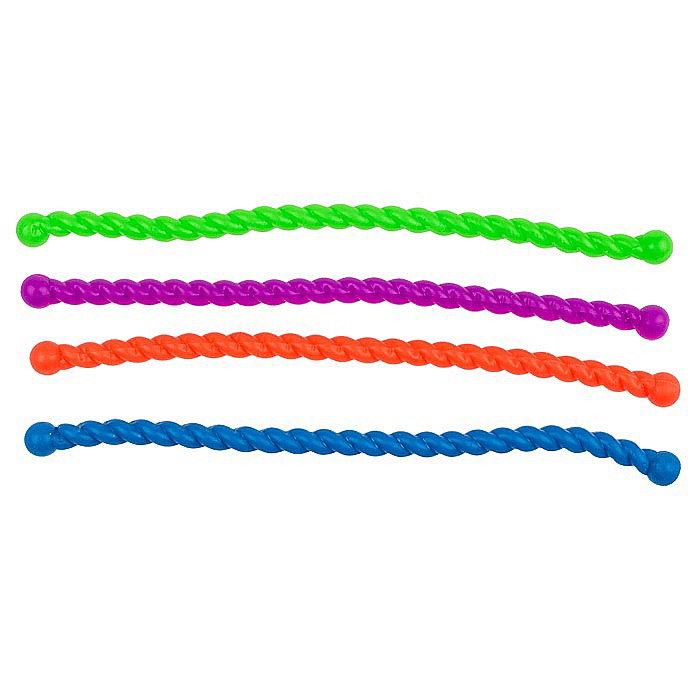 BLU CORDON ELASTIC ANTISTRESS 29*1.5*1.5CM 4/SET CULORI ASORTATE 12/0810 [5]