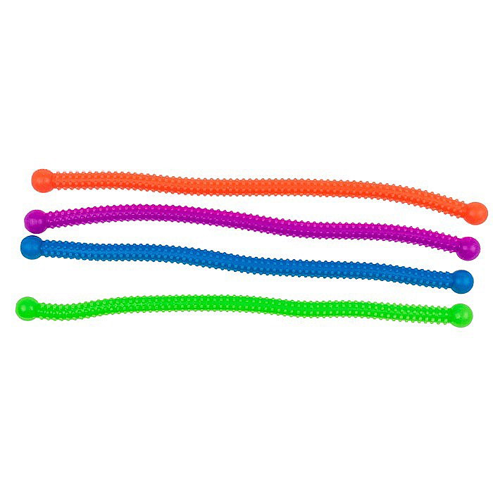 BLU CORDON ELASTIC ANTISTRESS 29*1.5*1.5CM 4/SET CULORI ASORTATE 12/0810 [6]