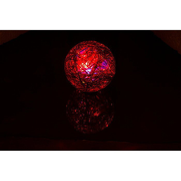 BLU MINGIUTA SARITOARE 6.5CM GLITTER, CU LED DIVERSE CULORI 99/2022 [4]