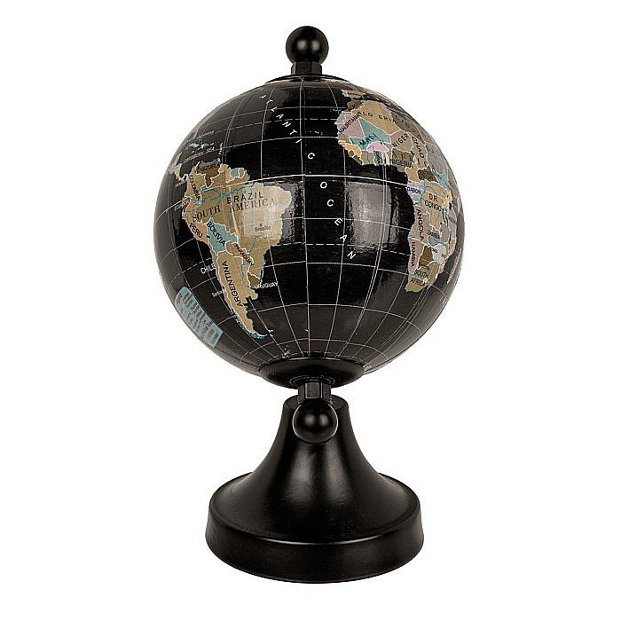 BLU GLOB PAMANTESC DECOR PLASTIC NEGRU 8*10*15.5 CM 144420 [3]