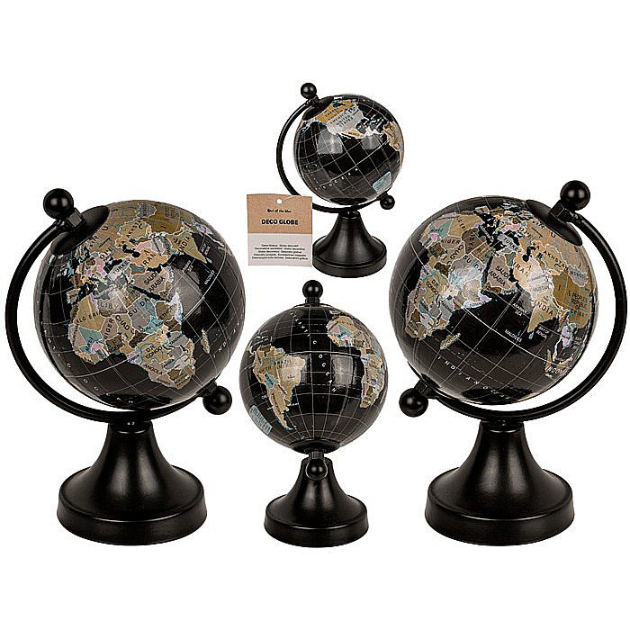 BLU GLOB PAMANTESC DECOR PLASTIC NEGRU 8*10*15.5 CM 144420 [5]