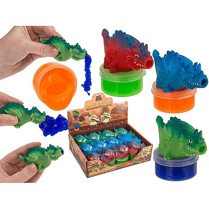 BLU SLIME SUCKER DINOZAUR 8.5*6CM 12/3028 [9]