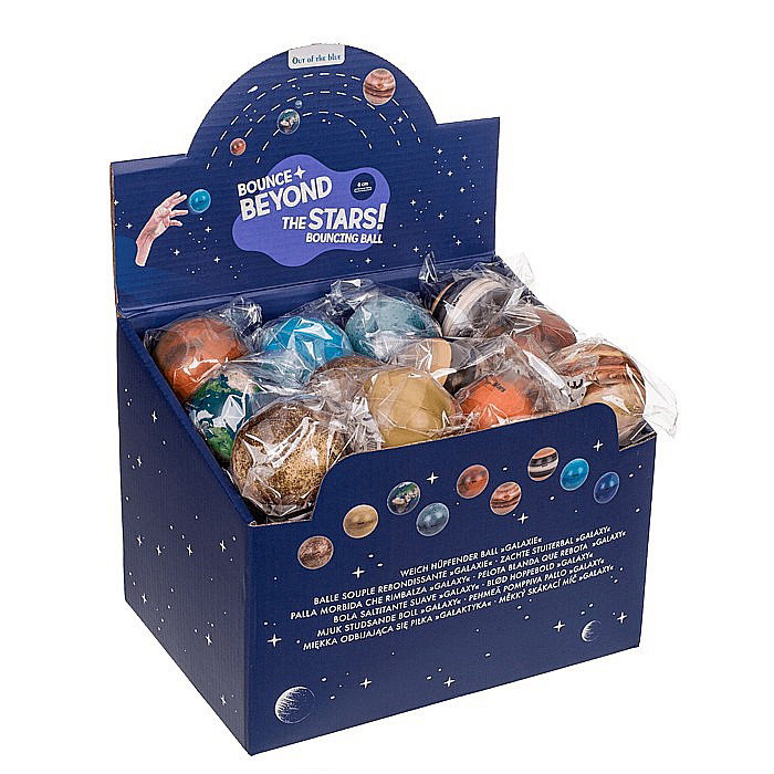 BLU MINGE SQUISHY 6CM PLANETE DIN GALAXIE 60/1175 [12]