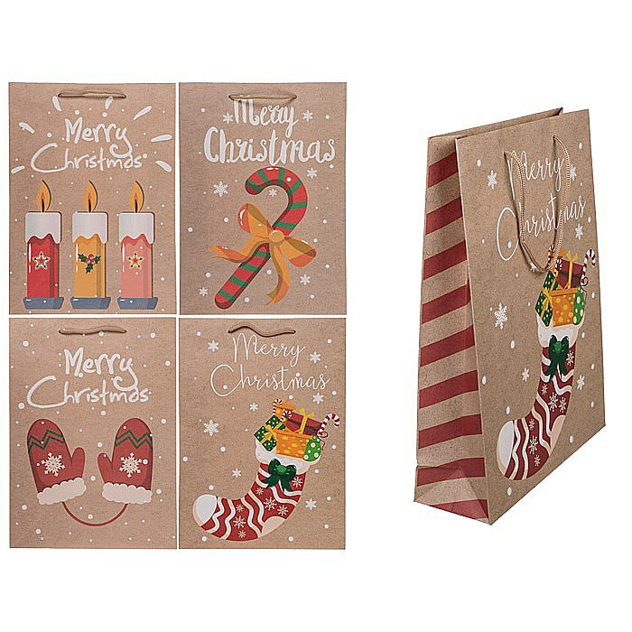 BLU SACOSA CADOU 25*8.5*34.5CM CHRISTMAS WARMS 160106 [1]
