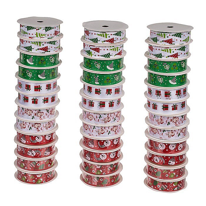 BLU BANDA DECORATIVA POLIESTER 2CM*2M MOTIVE CRACIUN 160091 [4]