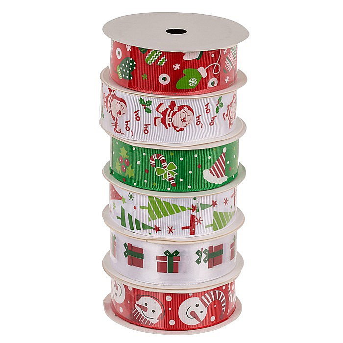 BLU BANDA DECORATIVA POLIESTER 2CM*2M MOTIVE CRACIUN 160091 [7]