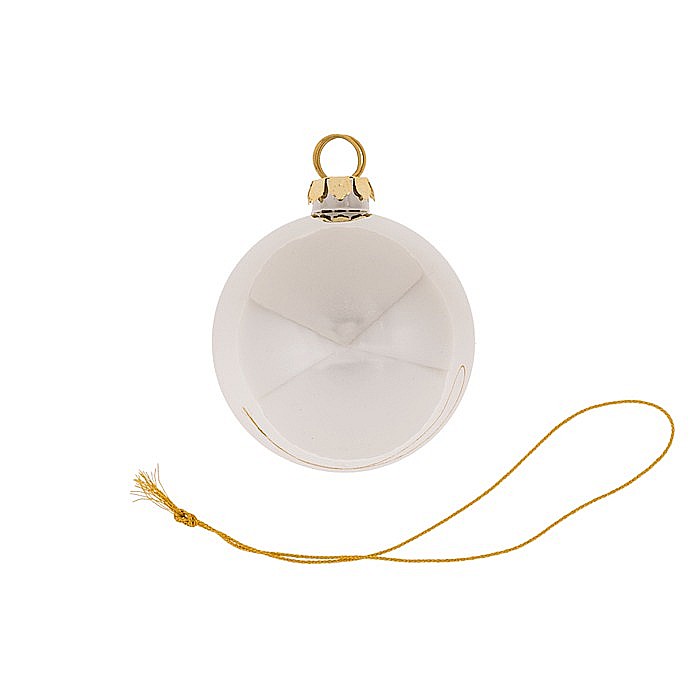 BLU GLOB FOTO ROTUND 6CM PENTRU POM DE CRACIUN 160094 [5]