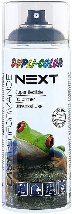 TEM VOPSEA SPRAY DUPLI-COLOR NEXT 400ML 383812/RAL9005 DEEP BLACK GLOSSY [1]