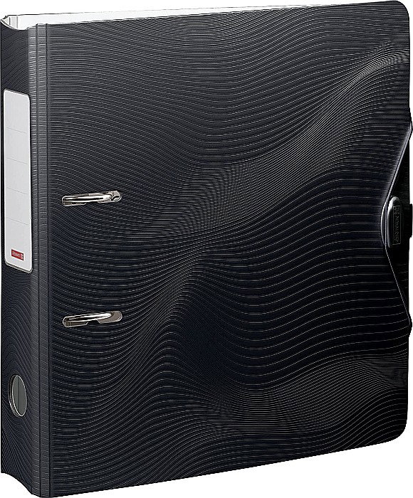 BR BIBLIORAFT A4 7CM PP WAVE COLOR CODE ONIX 2043790 [1]