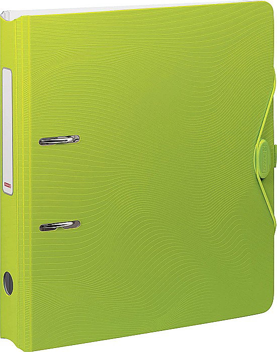 BR BIBLIORAFT A4 5CM PP WAVE COLOR CODE VERDE KIWI 2043552 [1]