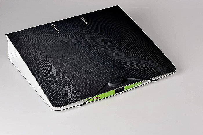 BR BIBLIORAFT A4 5CM PP WAVE COLOR CODE ONIX 2043590 [3]
