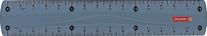 BR RIGLA 15CM BRUNNEN ALBASTRU DENIM 4971539 [1]