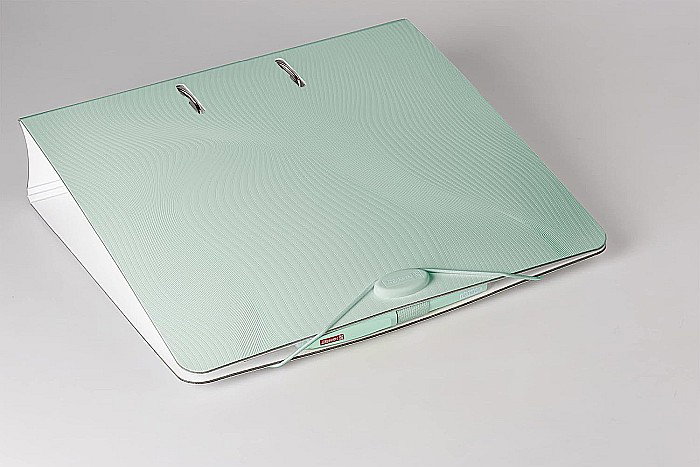 BR BIBLIORAFT A4 7CM PP WAVE VERDE MENTA 2043754 [2]