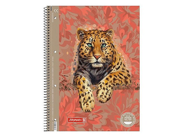 BR CAIET A4 80F SPIRA  SI PERFORATII SAFARI WORLD LINII 67927221 [1]