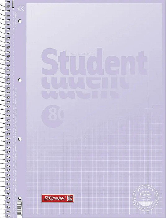 CAIET A4 80F SPIRA SI PERFORATII PASTEL II PATRATELE 6732894 [2]