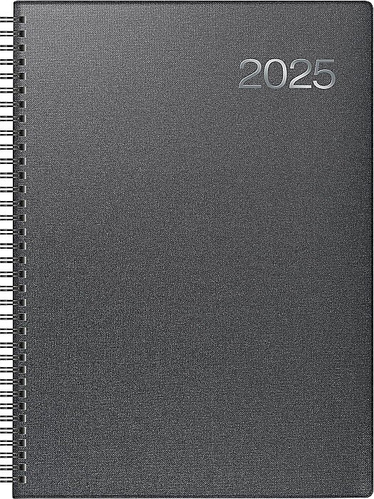 BR AGENDA DATATA SAPTAMANAL BRUNNEN A4 2025 SPIRA NEGRU METALIC 76365905 [1]
