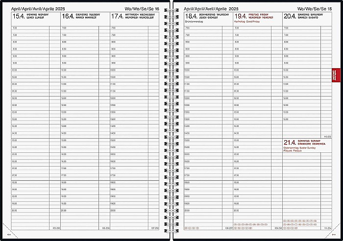 BR AGENDA DATATA SAPTAMANAL BRUNNEN A4 2025 SPIRA NEGRU METALIC 76365905 [2]