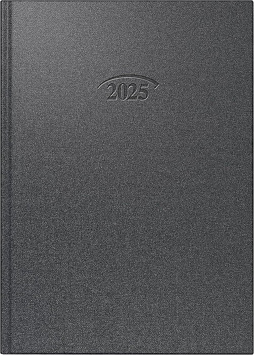 BR AGENDA DATATA ZILNIC BRUNNEN A5 2025 NEGRU METALIC 76561905 [1]