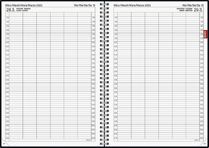 BR AGENDA DATATA ZILNIC BRUNNEN A4 2025 PP SPIRA GRI METALIC 78961905 [2]