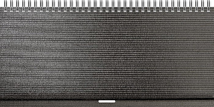BR CALENDAR BIROU SAPTAMANAL 2025 28.5*12CM SPIRA NEGRU 87060905 [1]