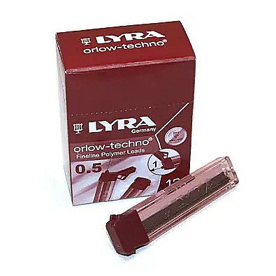 FIL MINA CREION LYRA ORLOW-TECHNO 0.5MM 2B 12/SET POLYMER 5001102 [2]