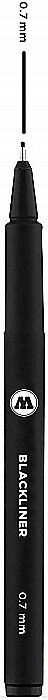 SCR Blackliner 0,7mm black Molotow MLW621 [2]