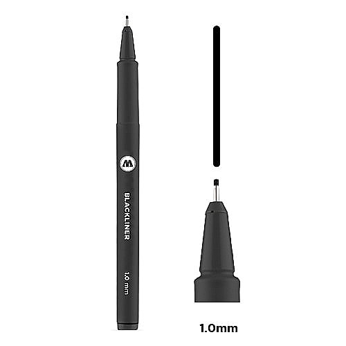 SCR Blackliner 1,0mm black Molotow MLW623 [1]
