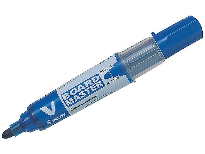 DAC MARKER PILOT WHITEBOARD VARF M ALBASTRU [1]