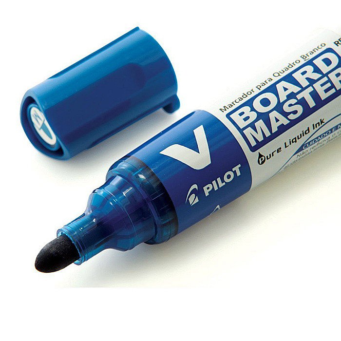 DAC MARKER PILOT WHITEBOARD VARF M ALBASTRU [4]