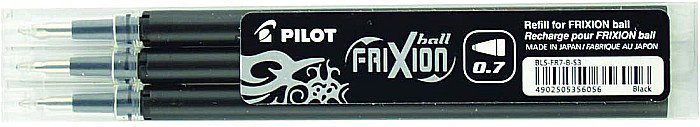 DAC MINA ROLLER PILOT FRIXION 0.7 3/SET NEGRU BLS-FR7B-S3 M/074NRFXNA [2]