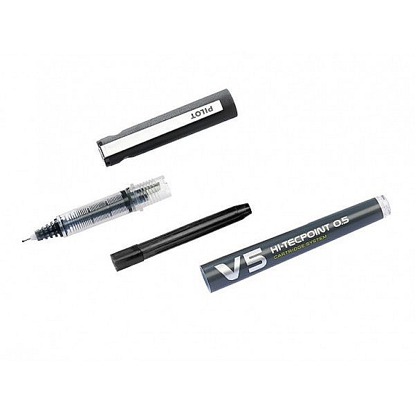 DAC ROLLER PILOT HI-TECPOINT 0.5 V5 ALBASTRU REINCARCABIL [4]