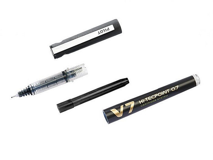 DAC ROLLER PILOT HI-TECPOINT V7 0.7 NEGRU REINCARCABIL [3]